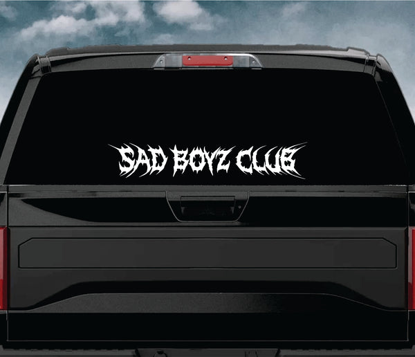 Bad Boy Club Die-Cut Vinyl Decal For Car Window, Truck, Laptop – Waterproof, Indoor/Outdoor