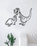 2 Dinosaurs Wall Decal Sticker Vinyl Art Bedroom Living Room Decor Teen Boy Girl Nursery Children Museum
