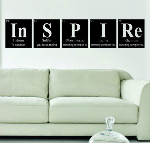 Inspire Periodic Table Science Design Decal Sticker Wall Vinyl Decor Art Home - boop decals - vinyl decal - vinyl sticker - decals - stickers - wall decal - vinyl stickers - vinyl decals