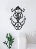 Anchor V7 Quote Decal Sticker Wall Vinyl Art Home Decor Inspirational Ocean Beach Boat Nautical