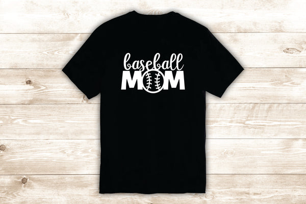 Baseball Mom T-Shirt Tee Shirt Vinyl Heat Press Custom