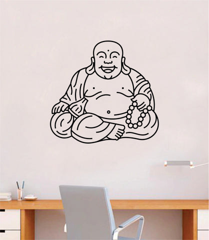 Buddha V5 Quote Wall Decal Sticker Decor Vinyl Art Bedroom Teen Good Vibes Happy Yoga Namaste Meditate