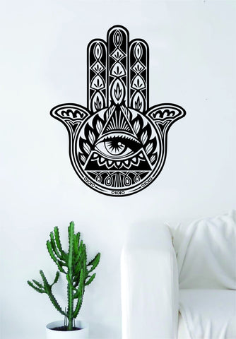 Hamsa Hand V15 Decal Sticker Wall Vinyl Decor Art Living Room Bedroom Yoga Mandala Spirit Namaste Design