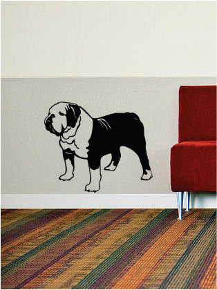 Bulldog Dog Design Animal Decal Sticker Wall Vinyl Decor Art - boop decals - vinyl decal - vinyl sticker - decals - stickers - wall decal - vinyl stickers - vinyl decals