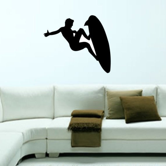 Surfer Version 3 Design Sports Decal Sticker Wall Vinyl – boop decals