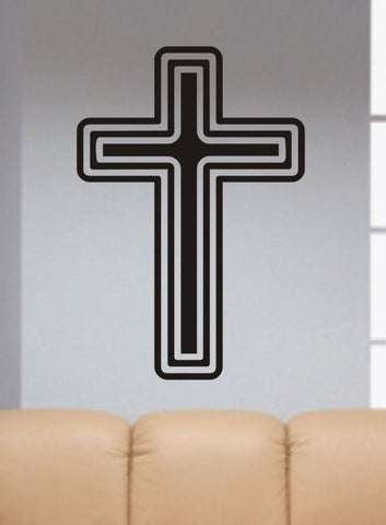 Cross Version 1 Religious Decal Sticker Wall Vinyl Art Home Room Decor - boop decals - vinyl decal - vinyl sticker - decals - stickers - wall decal - vinyl stickers - vinyl decals