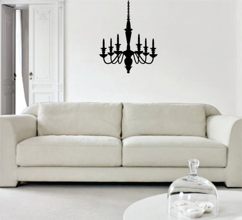 Chandelier Home House Living Room Design Decal Sticker Wall Vinyl Decor Art - boop decals - vinyl decal - vinyl sticker - decals - stickers - wall decal - vinyl stickers - vinyl decals