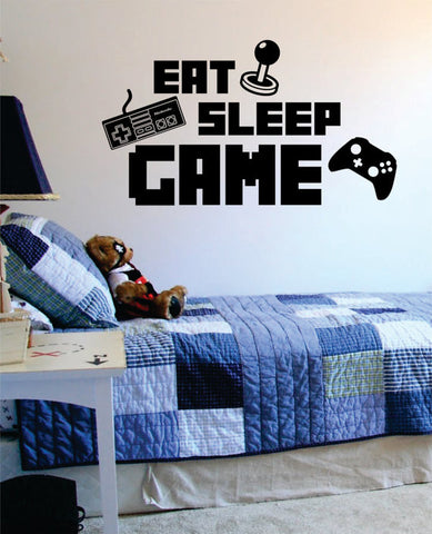 Eat Sleep Game Version 3 Gamer Decal Sticker Wall Vinyl Art Decor - boop decals - vinyl decal - vinyl sticker - decals - stickers - wall decal - vinyl stickers - vinyl decals