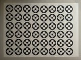 Louis Vuitton Logo Pattern Wall Decal Home Decor Bedroom Room Vinyl Sticker Art Quote Designer Brand Luxury Girls Cute Expensive LV