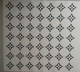 Louis Vuitton Logo Pattern Wall Decal Home Decor Bedroom Room Vinyl Sticker Art Quote Designer Brand Luxury Girls Cute Expensive LV