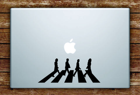 Abbey Road The Beatles Laptop Decal Sticker Vinyl Art Quote Macbook Apple Decor Music John Lennon Paul McCartney