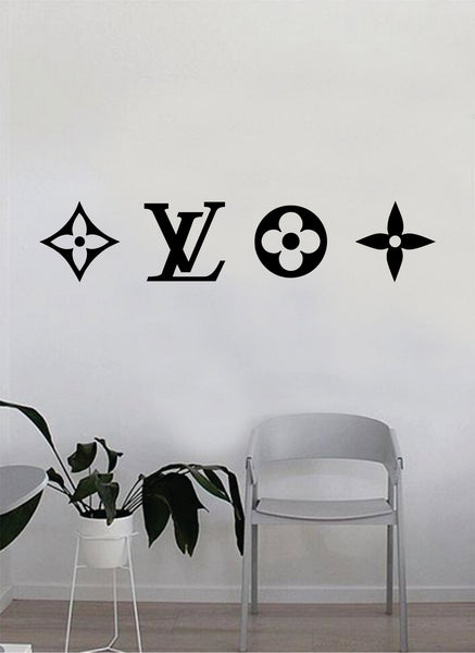 Louis Vuitton Logo Pattern V2 Wall Decal Home Decor Bedroom