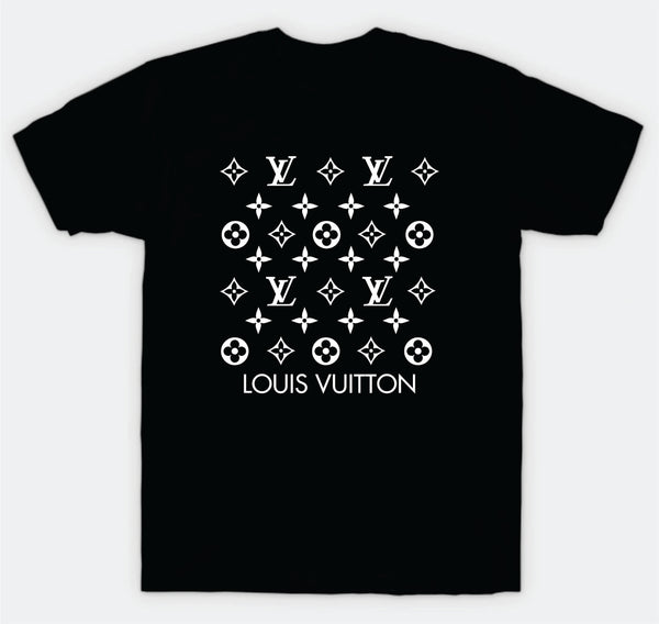 Louis Vuitton Pattern V4 LV T-Shirt Tee Shirt Vinyl Heat Press Custom  Inspirational Tshirt Quote Teen Kids Funny Girls Designer Brand Expensive  Luxury