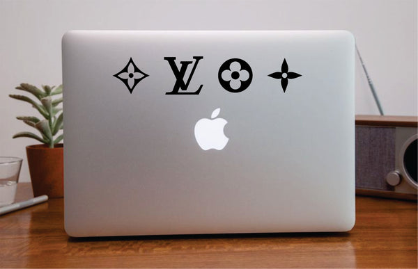 lv laptop stickers