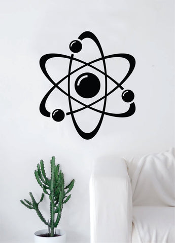 Science Atom V3 Design Decal Sticker Wall Vinyl Art Home Room Decor Teacher School Educational Classroom