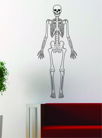 Skeleton Human School Class Design Decal Sticker Wall Vinyl Art Home Room Decor