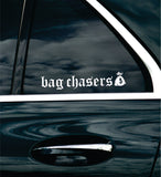 Bag Chasers Car Decal Bumper Sticker Truck Mirror Window Windshield Men JDM