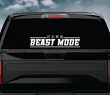 Beast Mode V4 Car Decal Truck Window Windshield JDM Sticker Vinyl Quote Drift Men Automobile Street Racing Sadboyz Broken Heart Club Japanese
