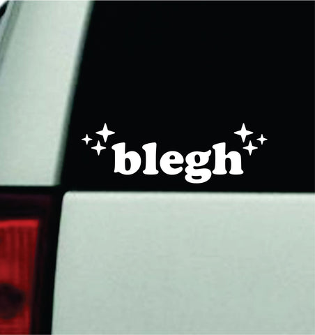 Blegh V10 Car Decal Truck Mirror Window Windshield Bumper Sticker Men Girls Music Emo Metal Goth Hardcore