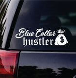 Blue Collar Hustler V3 Car Decal Bumper Sticker Truck Mirror Window Windshield Men