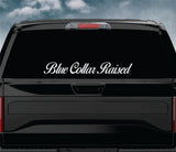 Blue Collar Raised Car Decal Truck Window Windshield Banner JDM Sticker Vinyl