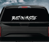 Built On Hustle Car Decal Truck Window Windshield Banner JDM Sticker Vinyl