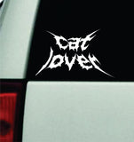 Cat Lover Car Decal Truck Mirror Window Windshield Bumper Sticker Goth Blegh Metal Emo Music