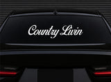 Country Livin Car Decal Truck Window Windshield Banner JDM Sticker Vinyl
