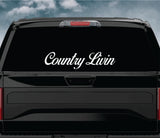 Country Livin Car Decal Truck Window Windshield Banner JDM Sticker Vinyl