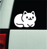 Cute Cat Loaf Car Decal Truck Mirror Window Windshield Bumper Sticker Men Girls Funny Meme Cartoon