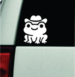 Cute Frog Cowboy Car Decal Truck Mirror Window Windshield Bumper Sticker Men Girls Funny Meme Cartoon