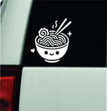 Cute Ramen Noodles Car Decal Truck Mirror Window Windshield Bumper Sticker Men Girls Funny Meme Cartoon