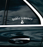 Daddy's Money Bag Car Decal Bumper Sticker Truck Mirror Window Windshield Men JDM