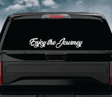 Enjoy The Journey V2 Car Decal Truck Window Windshield Mirror Banner JDM Sticker Vinyl Men Adventure