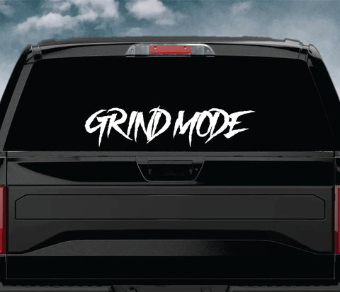 Grind Mode Car Decal Truck Window Windshield Banner JDM Sticker Vinyl