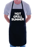 Hot Grill Summer Apron Kitchen Bbq Barbeque Cook Grill Chef Bake Food Funny Gift Men Girls Mom Dad