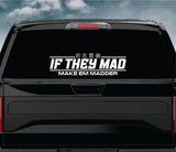 If They Mad Make Em Madder V5 Car Decal Truck Window Windshield Banner JDM Sticker Vinyl Dolph