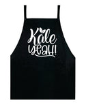 Kale Yeah Apron Kitchen Bbq Barbeque Cook Grill Chef Bake Food Funny Gift Men Girls Mom Dad Gift Vegan Health