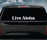 Live Aloha Car Decal Truck Window Windshield Banner JDM Sticker Vinyl Hawaii