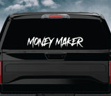 Money Maker Car Decal Truck Window Windshield Banner JDM Sticker Vinyl