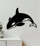 Orca Whale Wall Decal Quote Vinyl Art Home Decor Bedroom Animals Ocean Beach Fish