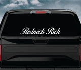 Redneck Rich Car Decal Truck Window Windshield Banner JDM Sticker Vinyl
