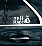 Self Made V2 Decal Bumper Sticker Truck Mirror Window Windshield Men JDM
