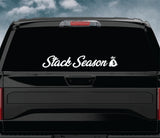 Stack Season Car Decal Truck Window Windshield Mirror Banner JDM Sticker Vinyl Men Blue Collar