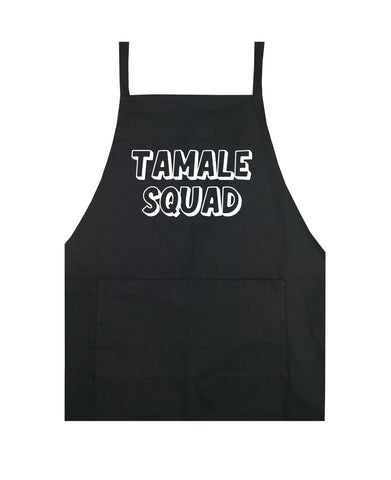 Tamale Squad Apron Kitchen Cook Grill Bake BBQ Barbeque Chef Men Women Mom Dad Family Food Gift