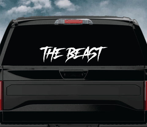 The Beast V2 Car Decal Truck Window Windshield Banner JDM Sticker Vinyl