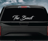 The Beast Car Decal Truck Window Windshield Banner JDM Sticker Vinyl Quote Funny Sadboyz Racing Club Meets