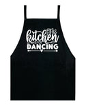 This Kitchen Is For Dancing V3 Apron Kitchen Bbq Barbeque Cook Grill Chef Bake Food Funny Gift Men Girls Mom Dad Gift