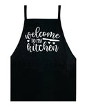 Welcome To My Kitchen Apron Kitchen Bbq Barbeque Cook Grill Chef Bake Food Funny Gift Men Girls Mom Dad Gift