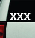 XXX Straight Edge V2 Car Decal Truck Mirror Window Windshield Bumper Sticker Men Girls Blegh Metal Hardcore Music Goth Emo
